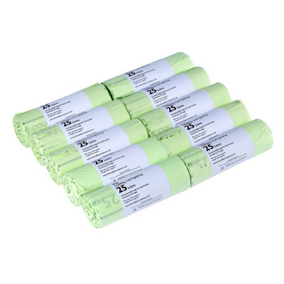 B&Q - 25L  Compostable Kerbside Caddy Liners10 Rolls