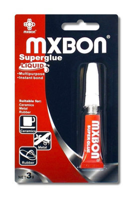 Mybon 3Gm Multipurpose Instant Bond Liquid Glue from B&Q