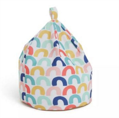 Kaikoo Rainbow Print Kids Beanbag from B&Q