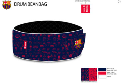 Kaikoo Barca Drum Quilt Top And Pocket from B&Q