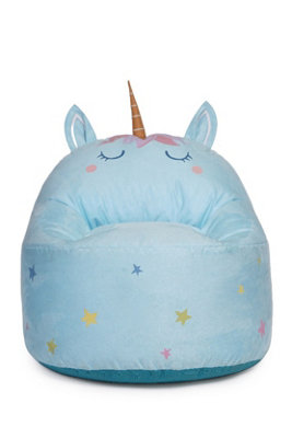 Kaikoo New Unicorn Beanbag Blue from B&Q