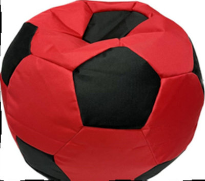 Kaikoo Football Beanbag Red-Black from B&Q