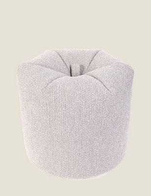 Kaikoo Premium Boucle Beanbag Cream from B&Q