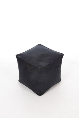 Kaikoo Brushed Faux Suede Cube Grey from B&Q