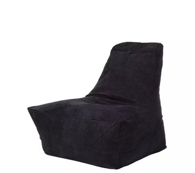 Kaikoo Brushed Faux Suede Slammer Chair Grey from B&Q