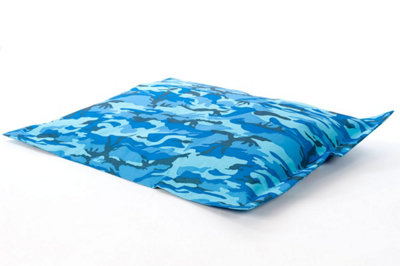 Kaikoo Xl Floor Cushion Blue Camo from B&Q