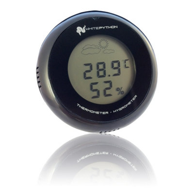  - White Python Digital Thermometer Hygrometer
