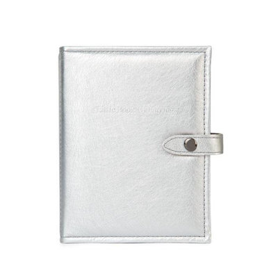  - Little Book Of Earrings Storage BookSilverHolds 48 PairsTravel-Friendly
