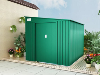 BillyOh Newton Lean To Metal Shed - 7.0 X 8.4 Green