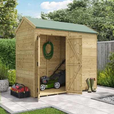 Billyoh Switch Tongue And Groove Apex Wooden Shed - 8X4 Windowless - 11mm Thickness