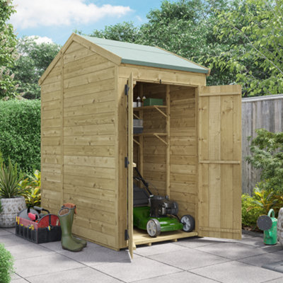 Billyoh Switch Tongue And Groove Apex Wooden Shed - 4X6 Windowless - 15mm Thickness