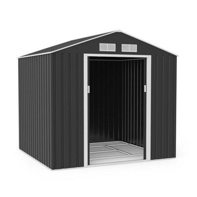 Billyoh Portland Apex Metal Shed Including Foundation Kit - 7 X 6