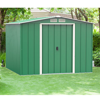 Billyoh Partner Eco Apex Roof Metal Shed - 8X8 Apex Eco