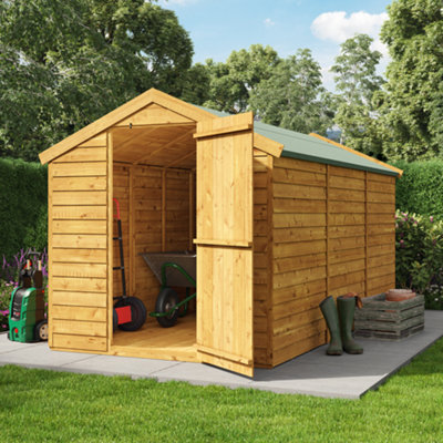 Billyoh Super Saver Overlap Apex Wooden Shed - 12X6