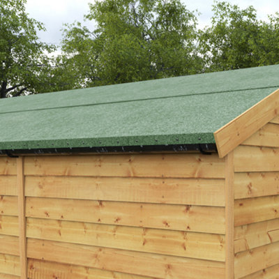 BillyOh Green Mineral Shed FeltPremium Shed Roofing Felt8M X 1M Roll from B&Q