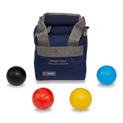 Uber Games Moulded Croquet Balls9Oz 1St Colours from B&Q