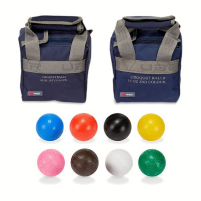 Uber Games Composite Croquet Balls12Oz1St Colours from B&Q