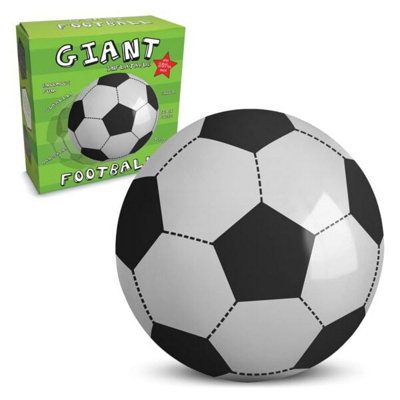 CKB Ltd Inflatable Football105Cm Giant Inflatable Ball For KidsWaterproof Holiday Swimming Pool Party Beach Toys Blow Up from B&Q