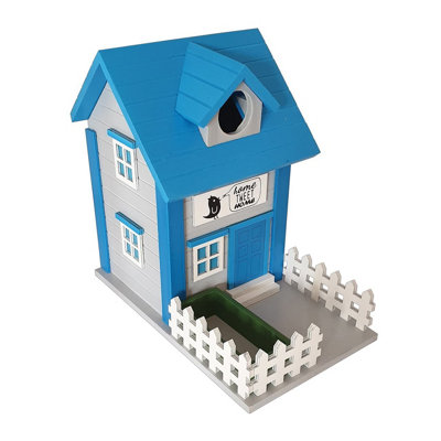 CKB LTD Blue Bird House Home Tweet Home Feeder Nesting Box from B&Q