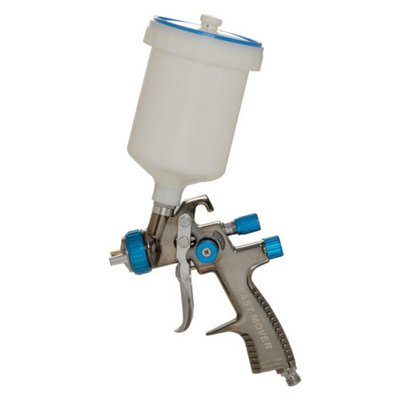 Fmt3006/1.4 Gravity Feed Lvlp Spray Gun With 600Ml Pot &  1.4mm Aircap from B&Q