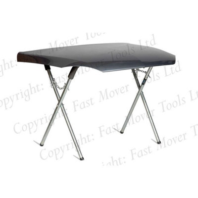 3x Adjustable Body Shop Trestles 225kg Capacity Panel Stand Set - Workshop Rack - Image 4