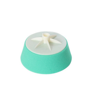  - Hard Green Compounding Pad. 150 X 50mm M14 Thread Supplied In Colour Printed Display Bag