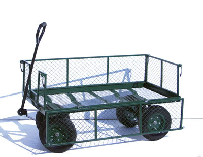 Walsall Wheelbarrows Garden Cart - 300Kg Capacity With Puncture Proof Wheels