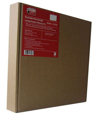 Needcraft 30Cm Rounded Rectangle Lampshade Making Kit from B&Q