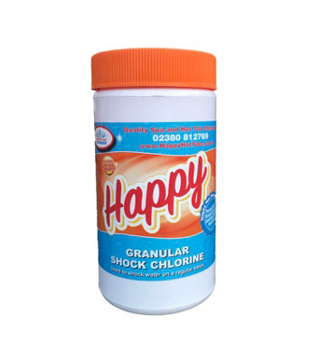 Happy Hot Tubs Chlorine Shock Pot 1Kg from B&Q