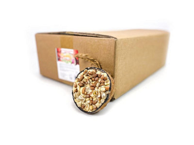 Chubby Pet Products 30 X Chubby Half Filled CoconutPeanut FlavourHanging Wild Bird Food from B&Q