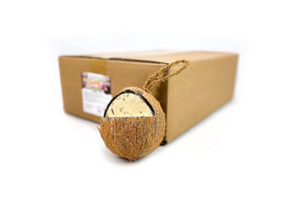 Chubby Pet Products 12 X Chubby Quarter Cut Filled Coconuts Hanging Wild Bird Food from B&Q