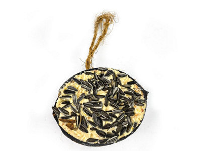 Chubby Pet Products Chubby Half Filled CoconutSunflower Hanging Wild Bird Food from B&Q