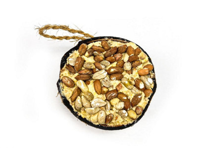 Chubby Pet Products Chubby Half Filled CoconutPeanut Hanging Wild Bird Food from B&Q
