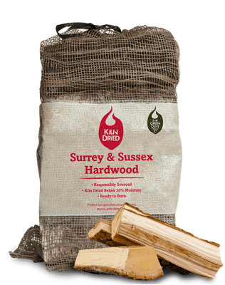 B&Q -  Firewood Kiln Dried Hardwood Logs Kindling Wood Logs For Fire Pit Oven Wood Fire Wood 20% Moisture (1 Net20L)
