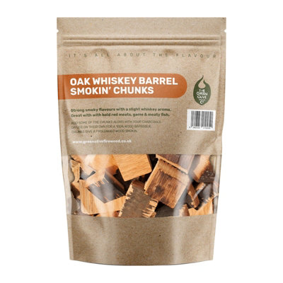 Green Olive Whiskey Wood Chunks for Smoking 1.5kg - FWHCC1.5 - Image 3