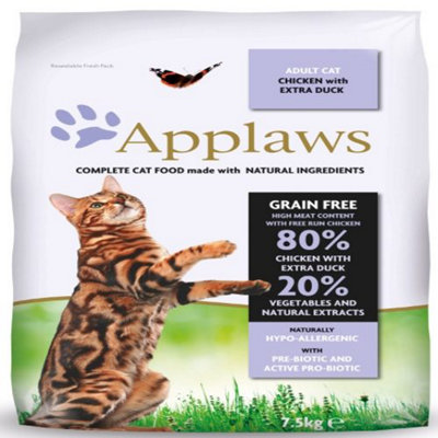 Applaws Cat Dry Chicken With Extra Duck 7.5Kg from B&Q