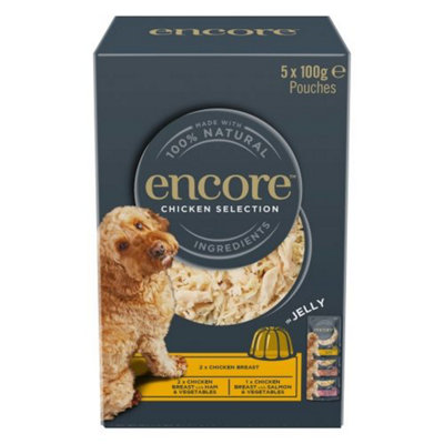 Encore Delxe Colectn Adult Wet Dog Pch Chk Select Jelly 20 X 100G from B&Q