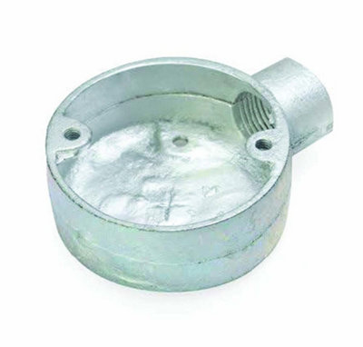 25mm Galvanised  Stop End / Terminal Box from B&Q