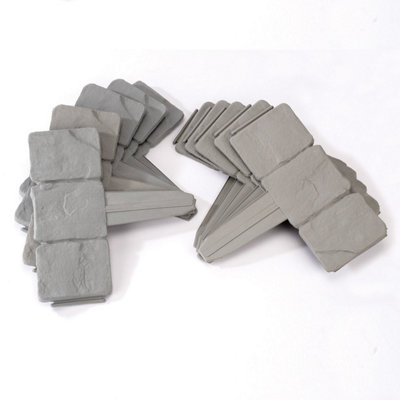 Easylife  Cobbled Stone Edging (Pack Of 10) from B&Q