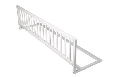 Safetots Extra Wide Wooden Bed GuardWhite38Cm High X 140Cm WideToddler Bedrail For SafetySecure Child Bed Rail from B&Q