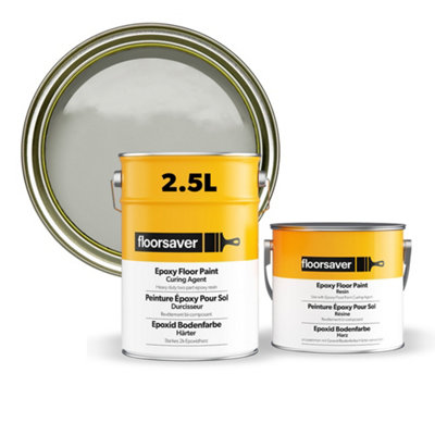 Epoxy Floor Paint, Light Grey, 2.5 litres - Image 3