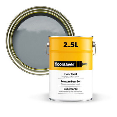 Floor Paint by floorsaver | Mid Grey | 2.5 litres - Image 3