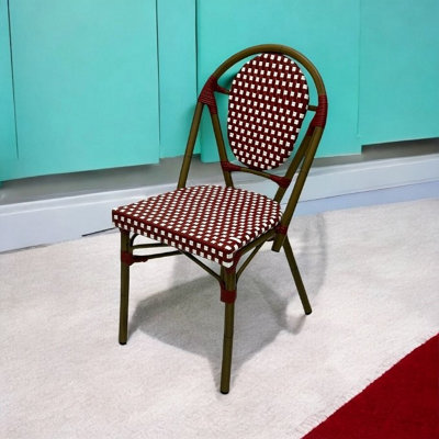Red Paris Bistro Chairs Cafe & Garden Chair Be Furniture from B&Q