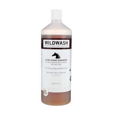 Wildwash Natural Ultra Shine Horse Shampoo 1L from B&Q