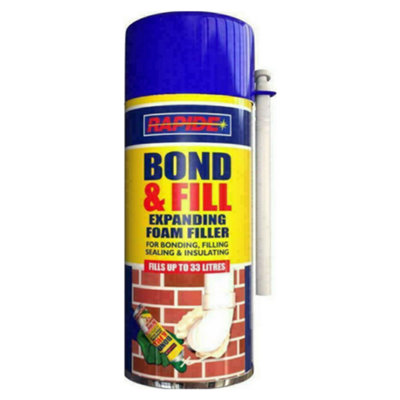 B&Q -  Bond & Fill Expanding Foam Filler Bonding Sealing Insulate Filling 500Ml