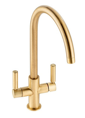 B&Q -  Globe Filter Tap Brushed Brass At2175