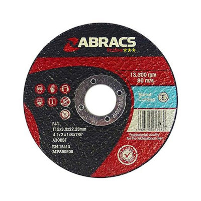B&Q -  Ph12530Dm Phoenix Ii Dpc Metal Cutting Disc125mm X 3mm X 22mm