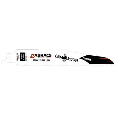 B&Q -  Recip Saw Blade 150X22X1.6 10 Tpi Tl1627 Pack Of 3