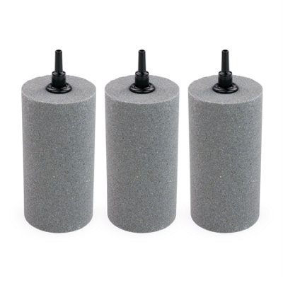 Pisces 3X Pond Airstone Short Cylinder 50X100mm from B&Q