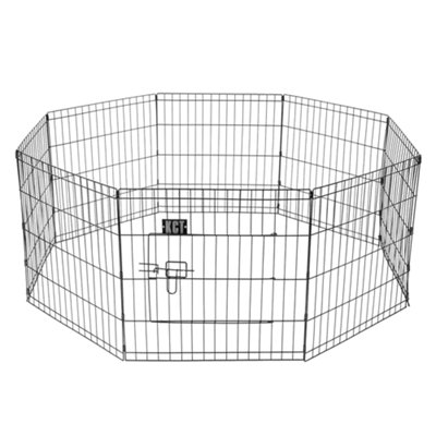 Kct Puppy Dog Pet Play Pen Medium Enclosure Playpen8 Panels from B&Q